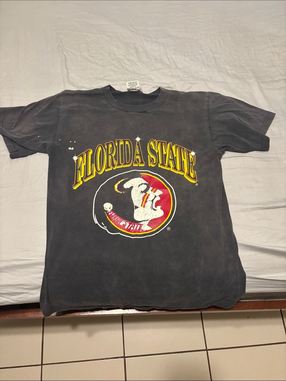 Florida State Men's Black Graphic Tee